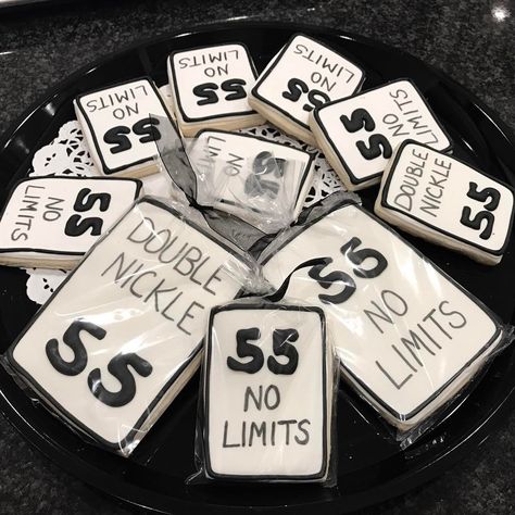 @cookiecreations on Instagram: “55th Birthday theme! #nolimits #55 #fiftyfive #doublenickle #birthday  #cookiecreationsbylori #cookie #cookiecreations…” 55 Themed Birthday Party, 55 Year Old Birthday Party Ideas, 55 Birthday Party Ideas For Women Theme, 55 Years Old Birthday Ideas, 55 Birthday Ideas, 55 Birthday Ideas For Men, 55th Birthday Party Ideas For Men, 55th Birthday Ideas For Women, 55 Birthday Party Ideas For Women