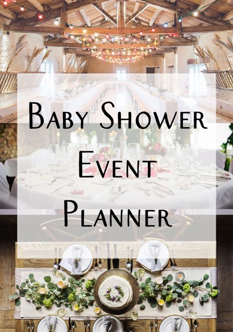 Planning a Party with Baby Shower Event Planner – Baby Shower Ideas 4U Baby Shower Program, Planning A Party, Baby Shower Planner, Baby Shower Games Coed, Baby Shower Checklist, Modern Baby Shower Games, Planning A Baby Shower, Baby Shower Venues, Surprise Baby Shower