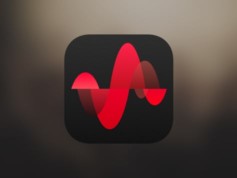 Check my new work! It's iOS  icon for music app! Press Music App Logo, App Icon Music, Music App Design, Waves Icon, Simple Designs To Draw, Electronics Mini Projects, Gadgets Technology Awesome, Music Logo, Music App