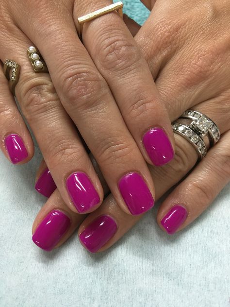 Fun summer Bright Pink Purple gel nails Bright Pink Purple Nails, Berry Pink Nails, Fuschia Nails, Purple Pink Nails, Raspberry Nails, 2017 Nails, Purple And Pink Nails, Purple Nail Art Designs, Purple Gel Nails