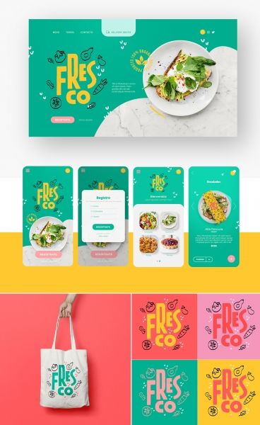 #webdesign Design De Configuration, Mises En Page Design Graphique, Banner Design Layout, Banner Web, Desain Editorial, Food Graphic Design, Graphic Design Trends, Graphic Design Projects, Web App Design