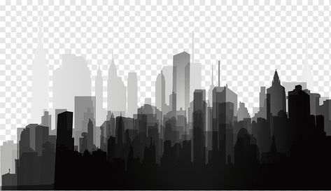 Buildings Illustration, Black And White Building, Building Silhouette, Black Building, City Skyline Silhouette, Architecture Portfolio Design, Building Icon, City Icon, Skyline Silhouette