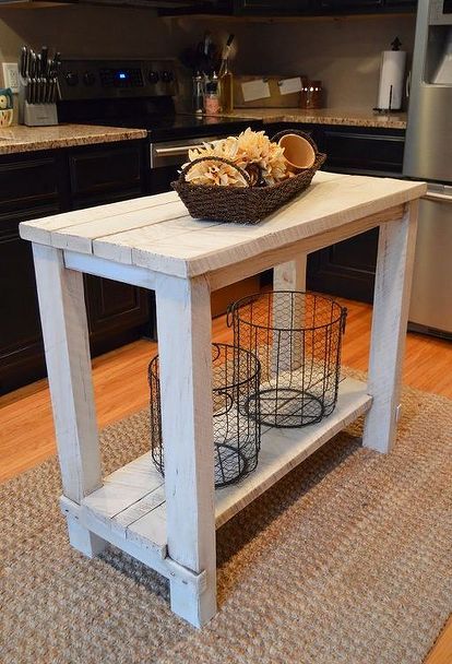 rustic reclaimed wood kitchen island table, kitchen design, kitchen island, outdoor furniture, painted furniture, repurposing upcycling, rustic furniture, woodworking projects Furniture Island, Dapur Rustic, Reclaimed Wood Kitchen Island, Reclaimed Wood Kitchen, Small Kitchen Island, Wood Island, Kitchen Island Table, Wood Kitchen Island, Diy Kitchen Island