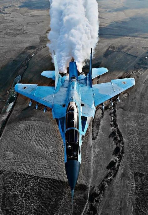 MiG-35UB Russian Air Force... VLK Air Force Fighter Jets, Russian Jet, Russian Fighter Jets, Russian Plane, Jet Fighter Pilot, Russian Fighter, Mig 29, Dark Art Photography, Russian Air Force