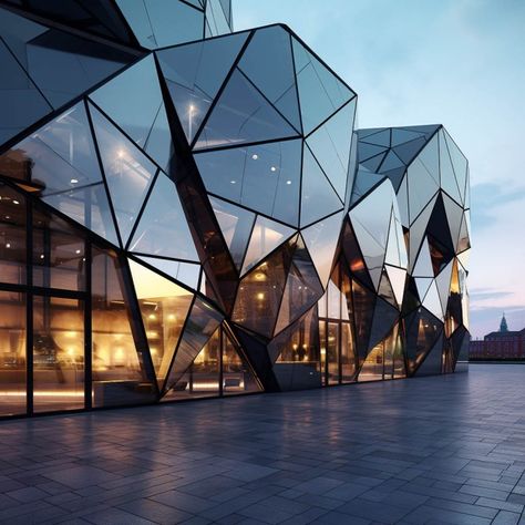 Steel and Glass building Concept Facade Glass Building Architecture, Hotel Building Design, Glass Facade Architecture Design, Glass Building Facade, Glass Tower Architecture, Glass Cube Architecture, Reflective Glass Facade, Frameless Glass Shower Doors, Glass Facade Office Building