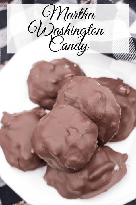 Best Martha Washington Candy Recipe - An Alli Event Martha Washington Candy, Easy Candy Recipes, Easy Candy, Martha Washington, Berry Dessert, Candy Recipe, Candy Recipes Homemade, Christmas Candy Recipes, Delicious Donuts