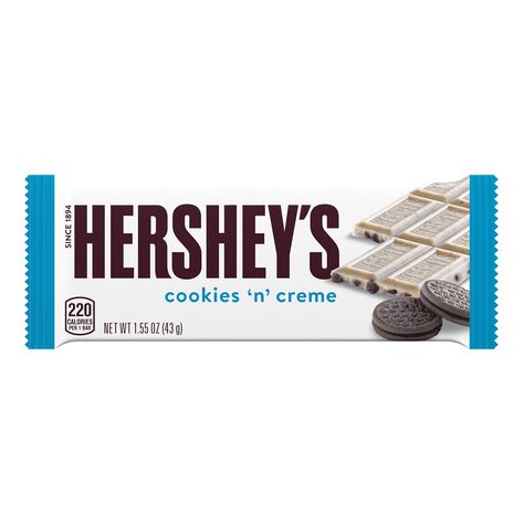 Candy Bar Cookies, Hershey Cookies, Individually Wrapped Candy, Crunchy Chocolate, Hershey Candy Bars, Wrapped Candy, Hershey Candy, Hershey Chocolate Bar, Hershey's Chocolate