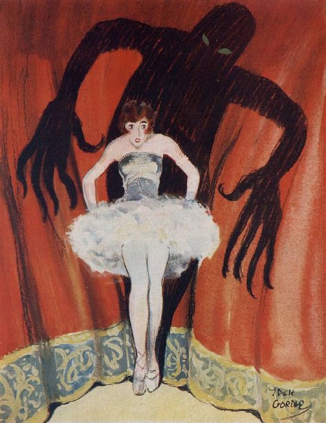 yesterdaysprint:Stage Fright by Jack Gordge, 1927 Museum Of Curiosity, Stage Fright, Festival Bride, Vintage Festival, Digital Ink, Best Horrors, Gothic Horror, Photo Projects, Vintage Comics