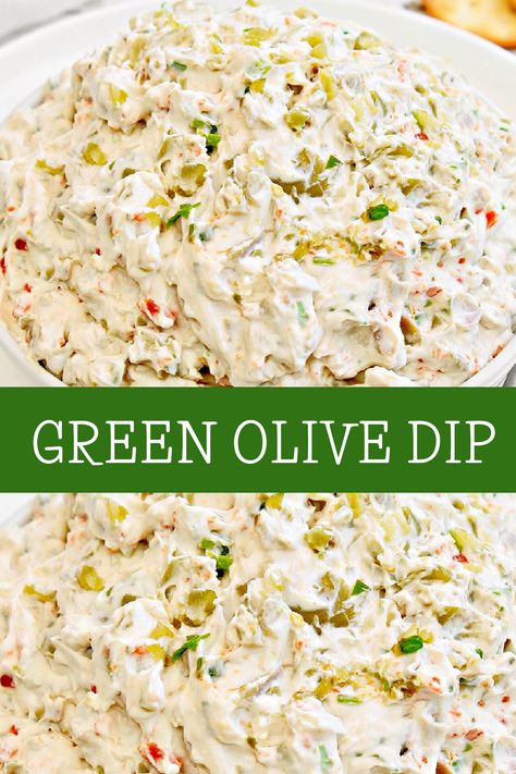 Green Olive Dip, Jar Of Olives, Olive Dip Recipe, Olive Dip, Olive Spread, Lake House Food, Summer Boat, Olive Recipes, Vegan Sour Cream