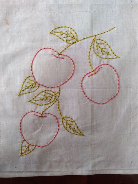 Running With Wipped Embroidery Designs, Blanket Stitch Embroidery Motifs, Running Stitch Embroidery Design Ideas, Back Stitch Embroidery Design, Running Stitch Embroidery Design, Simple Flower Embroidery Designs, Threaded Running Stitch, Back Stitch Embroidery, Towel Embroidery Designs