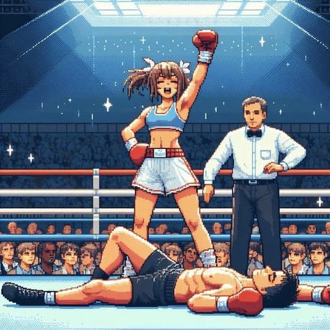 Kickboxing Women, Women Anime, Kickboxing, Aesthetic Art, Anime, Art