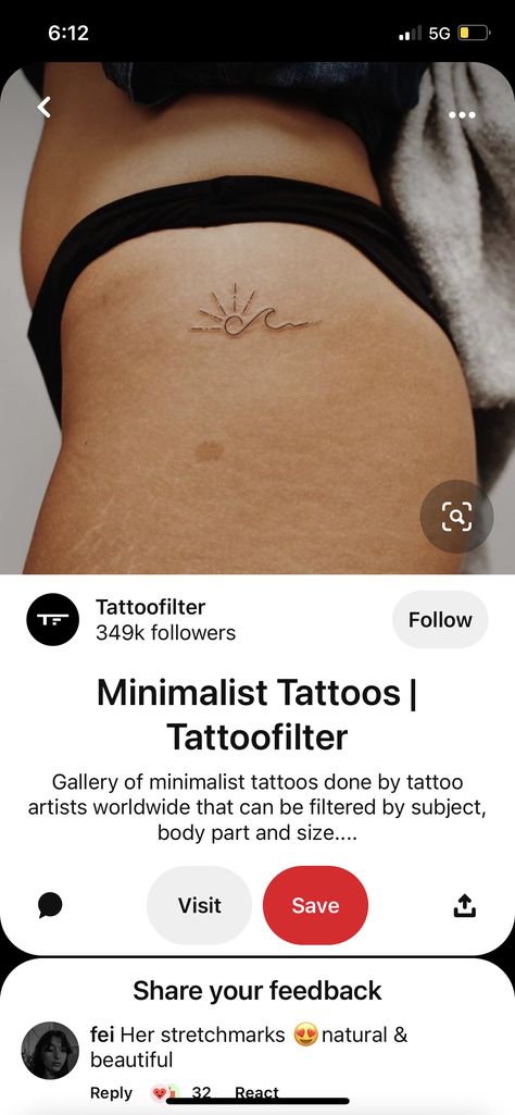 Sultry Tattoos For Women, Secret Spots For Tattoos, Best Spot For Small Tattoo, Good Spots For Small Tattoos, Toonie Size Tattoos, Secret Tattoos For Women Hip, Classy Places For Tattoos, Secret Places For Tattoos For Women, Side Of Buttcheek Tattoo