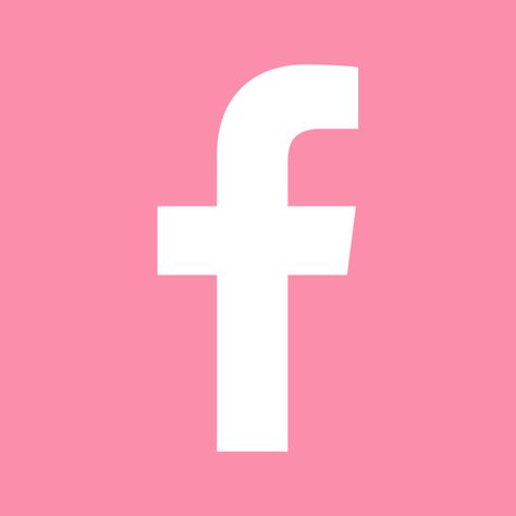 Custom App Icons Aesthetic Pink, Facebook Pink Logo, Slack Icon Pink, Pink Facebook Icon, Flamingo Pink App Icons, Icon Rose, Icon Rosa, Icons Pink Aesthetic, App Icon Aesthetic Pink