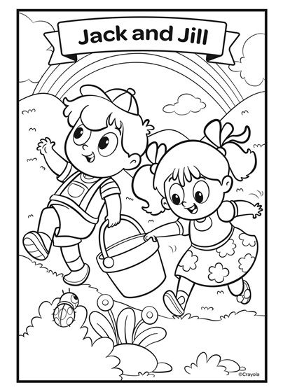 Jack And Jill Went Up The Hill Preschool Activities, Nursery Rhymes Coloring Pages, Jack And Jill Rhyme Pictures, Jack And Jill Activities For Toddlers, Jack And Jill Nursery Rhyme Craft, Nursery Rhyme Coloring Pages, Jack And Jill Preschool Activities, Jack And Jill Craft Preschool, Jack And Jill Craft