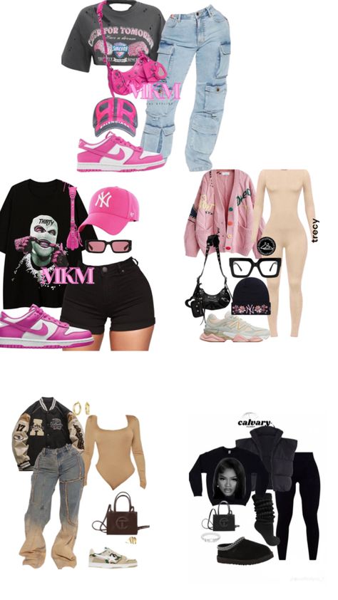 Our Fit Ideas, Concert Outfit Ideas Tennis Shoes, Back To School Shein Outfits Highschool, A Boogie Concert Outfit Ideas, First Day Of School Outfit Inspiration, Chris Brown Concert Outfit Ideas Baddie, Shein Black Women Outfits, Outfit Ideas For The Movies, Shien Outfit Idea Black Women