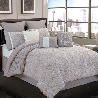 Riverbrook Home Winthrop Comforter Set Comforter Sets Modern, Bedroom Comforter Sets, Grey Comforter Sets, Queen Bedding, Bed Linen Design, King Comforter Sets, Stylish Beds, Teen Bedding, Queen Comforter Sets