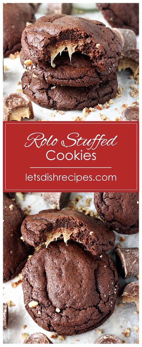 Roll Drop Cookies, Rolo Cookie Bars, Rolo Cookies Devils Food Cake, Rolo Cup Cookies, Chocolate Rolo Cookies Recipe, Christmas Cookies Using Rolos, Aero Cookies Recipe, Rolo Chocolate Cookies, Gluten Free Rolo Cookies