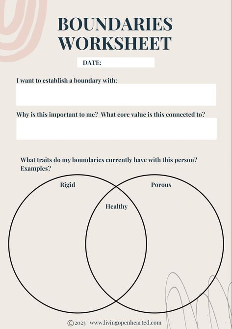 Free printable Boundary Setting Worksheet, Setting Healthy Boundaries Worksheet, Healthy Boundaries Worksheets, Boundaries Activities, Setting Boundaries Worksheet, How To Set Clear Boundaries, Setting Healthy Boundaries Relationships, How To Set Healthy Boundaries Relationships, Boundaries Worksheet