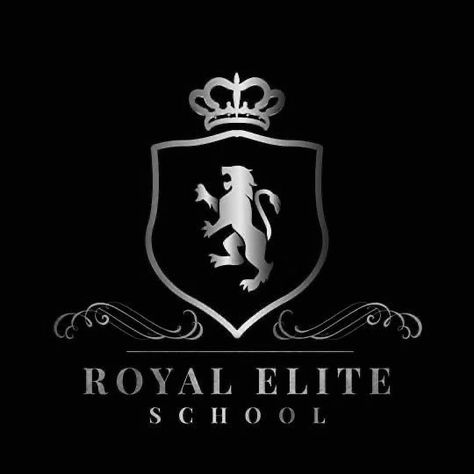 Royal Elite Series Rina Kent, Kent Aesthetic, Elite Aesthetics, Dr Logo, School Emblem, Royal Elite Series, Rina Kent, Book Safe, Royalty Aesthetic