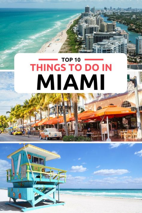 Top things to do in Miami from South Beach to the Everglades. Discover the top 10 best things to do in Miami with our informative guide to Miami. Explore the Miami art deco district in Miami Beach, or the culture in Little Havana. For the best Miami Beach head to South Beach. Take a Bahamas Day Trip from Miami, now one of the top things to do in Miami. Miami Travel Guide, Things To Do In Miami, Miami Vacation, Wynwood Walls, Miami Travel, The Everglades, Sunny Isles, Usa Travel Guide, Coconut Grove