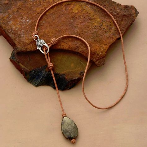 Stone Collection – West Coast Cowgirl Coast Cowgirl, Collar Hippie, Leather Cord Jewelry, Boho Pendant Necklace, Elegant Choker, Leather Cord Necklace, Cord Jewelry, Stone Choker, Boho Pendant