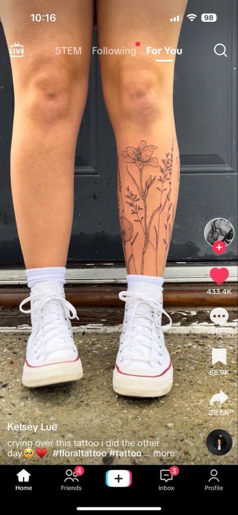 Ankle Band Tattoo, Calf Tattoos For Women, Lower Leg Tattoos, Wrap Around Tattoo, Leg Tattoos Women, Tattoo Bracelet, Knee Tattoo, Calf Tattoo, Leg Tattoo