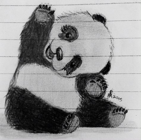 Instagram - @brisdrawings Panda Bear drawing... :) #MyArt Panda Pencil Drawing, Panda Bear Drawing, Panda Drawing Easy, Panda Sketch, Panda Drawing, Bear Drawing, Panda Art, Easy Drawings Sketches, Baby Panda