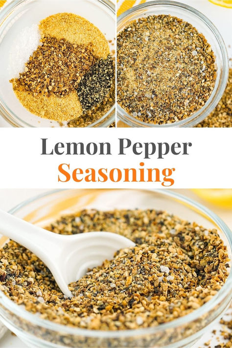 Learn how to make homemade lemon pepper seasoning with just a few ingredients. It’s great on chicken, fish and roasted vegetables and makes for a perfect edible gift. In this recipe, I will show you two methods: using fresh lemons and store-bought dried lemon peel. via @irena_macri Dehydrated Lemon Peel, Lemon Peel Recipes, Dried Lemon Peel, Dehydrated Foods, Pepper Seasoning, Lemon Pepper Seasoning, Dried Lemon, Ethnic Food, Dehydrated Food