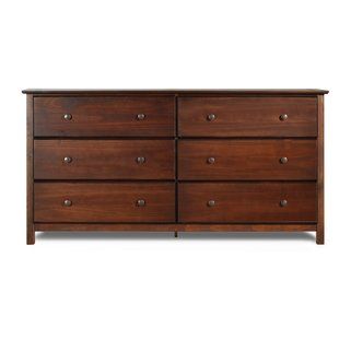 Loon Peak Hilton 8 Drawer Double Dresser | Wayfair Dresser Bed, Solid Wood Dresser, Walnut Dresser, Six Drawer Dresser, Living Modern, Wayfair Furniture, Wood Dresser, Coaster Furniture, Double Dresser