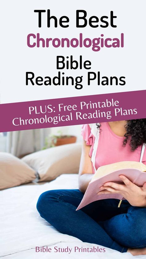 Bible Study Chronological Order, Bible Reading Chronological Order, Bible Reading Plan Chronological Free Printable, Chronological Bible Study, Read The Bible In A Year Chronological, One Year Bible Reading Plan For Women, Free Chronological Bible Reading Plan, Reading Plans For Bible, Daily Bible Reading Plan Free Printable