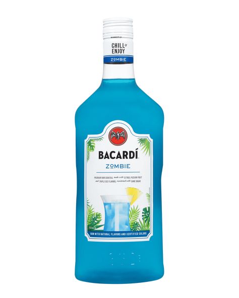 Bacardi Zombie, Zombie Cocktail, Bacardi Cocktail, Bacardi Rum, Blue Drinks, Mojito Cocktail, Liquor Drinks, Enjoy The Moment, Rum Cocktails