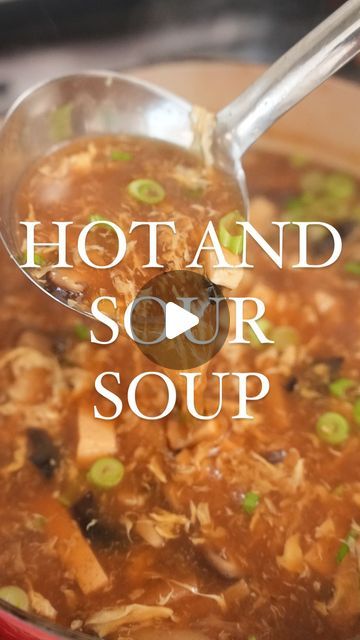 Chris Joe | With how cold it’s been lately it’s a perfect time for my Hot and Sour Soup! It’s an extremely flavorful soup filled with a variety of... | Instagram Cj Eats, Chinese Soups, Tofu Soup, Soups Stews Chilis, Hot And Sour Soup, Cooking Challenge, Sour Soup, Asian Soup, Ramen Recipes