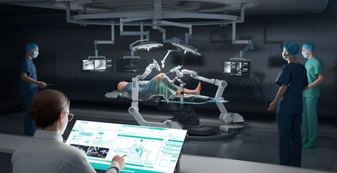 ArtStation - Autonomous Medical Robotics, Benjamin Donnelly Medical Robots, Hospital Design Architecture, Future Technology Concept, Medical Tech, Sci Fi Tech, Med Tech, Hospital Design, Wow Video, Future Tech