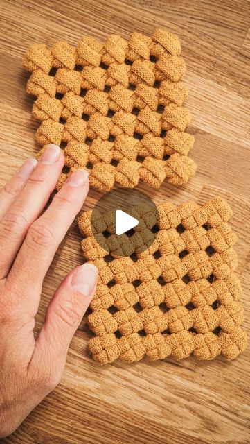 Patterns & tutorials | Macrame Makers Club on Instagram: "The making of Cross knot coaster ⚡️This is the only coaster we use at our home these days. 😅 And once you get the technique down it’s even quite easy to make! 

Do you want to give it a try? The slow step by step tutorial is inside my macrame membership. 🍁🥳
 
#macrametutorial #diygifts #macramecoaster #macramehomedecor #macramegifts #macramedesign" Diy Macrame Coasters Tutorial, Macrame Coasters Diy Tutorial, Macrame Coasters Diy, Macrame Tutorial Step By Step, Macrame Knots Step By Step, Coaster Macrame, Cross Knot, Macrame Coasters, Basket Weaving Patterns