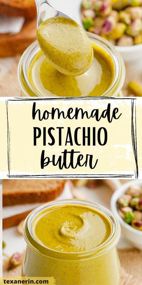 Pistachio Nut, Butter Recipes Homemade, Nut Butter Recipes, Homemade Nut Butter, Cottage Food, Pistachio Recipes, Nut Bars, Pistachio Butter, Chocolate Oatmeal Cookies