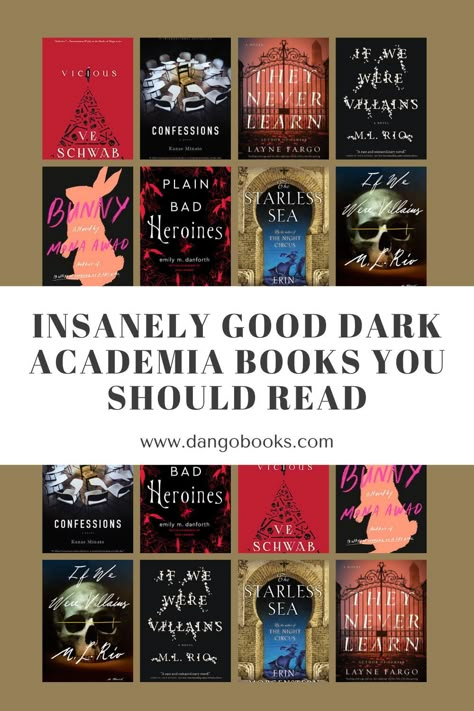 Dark Book Titles, Different Book Genres, Dark Academia Book Recommendations, Dark Academia Novels, Dark Academia Romance Books, Dark Academia Book List, Dark Academia Reading List, Dark Academia Books To Read, Dark Academia Gifts