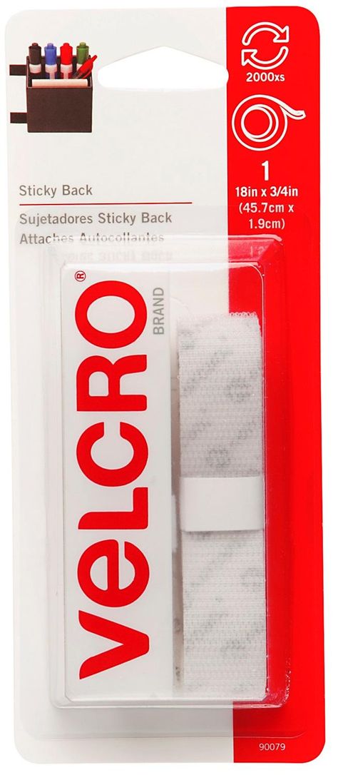 Amazon.com: VELCRO Brand - Sticky Back - 3 1/2" x 3/4" Strips, 4 Sets - Black Organization Classroom, Hook And Loop Fasteners, Hook And Loop Tape, Household Tools, Nail Holes, Wall Board, Hook And Loop, Tool Kit, Voss Bottle