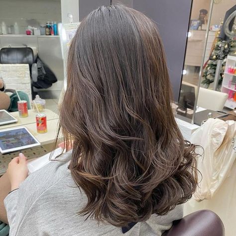 Digi Perm, Perms For Medium Length Hair, Layered Perm, Korean Perm, Hair Layers, Wavy Hairstyles Medium, Hairstyles For Layered Hair, Medium Length Hair, Permed Hairstyles