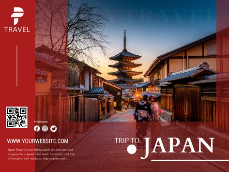 Banner travel Japan Japan Travel ​is your official guide for local info and things to do in Japan. Japan Banner, Japan Moodboard, Things To Do In Japan, Japan Tourism, Minimal Travel, Portfolio Fashion, Japan Map, Web Design Tools, Travel Poster Design