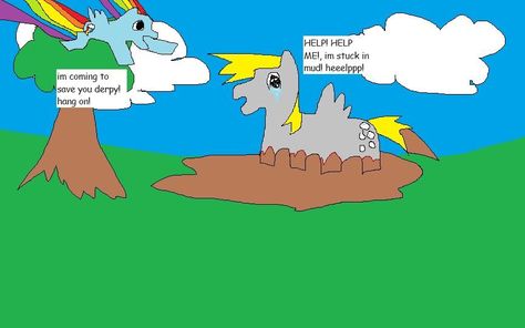 Mlp Derpy Hooves, Ms Paint Art, Derpy Mlp, Rainbow Horse, Mlp Funny, Mlp Memes, Derpy Hooves, Ms Paint, My Lil Pony