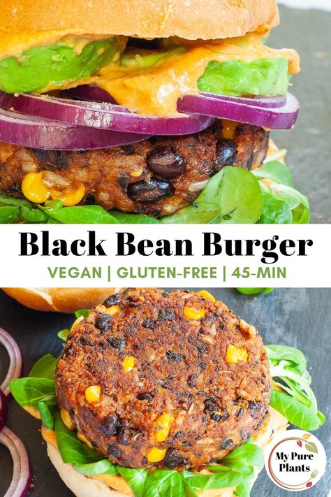 Spicy Black Bean Burger, Bean Burger Recipe, Black Bean Quinoa Burger, Vegan Black Bean Burger, Black Bean Burger Recipe, Chipotle Black Beans, Black Bean Burger, Quinoa Burgers, Veggie Burgers Recipe