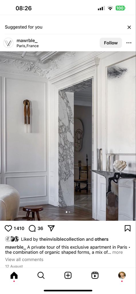 Haussmann Interior, Haussmann Apartment, Parisian Interior, Neoclassical Interior, Home Decor Crate, Parisian Apartment, Deco Furniture, Floor To Ceiling Windows, Luxurious Design