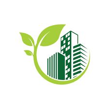 Green Building Logo Vector Art, Icons, and Graphics for Free Download Building Icon Logo, Green Building Poster, Greenway Logo, Architectural Font, Retreat Logo, Building Clipart, Landscaping Logo, Green Logo Design, Urban Retreat