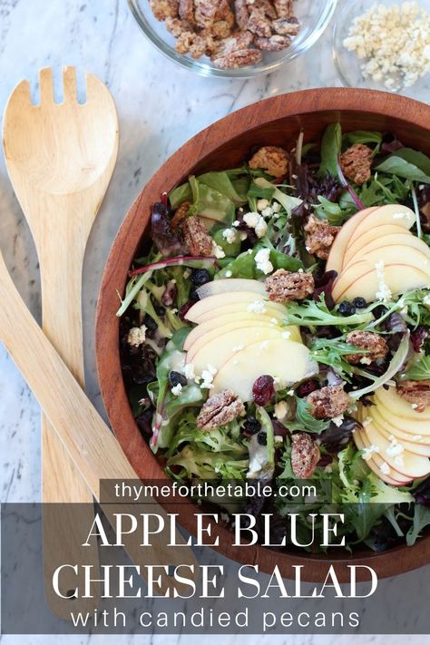 Apple Pecan Blue Cheese Salad, Blue Cheese Apple Salad, Apple Bleu Cheese Walnut Salad, Apple Walnut Blue Cheese Salad, Cranberry Blue Cheese Salad, Salad With Blue Cheese Crumbles, Blue Cheese Salads, Apple Blue Cheese Salad, Slaai Resepte