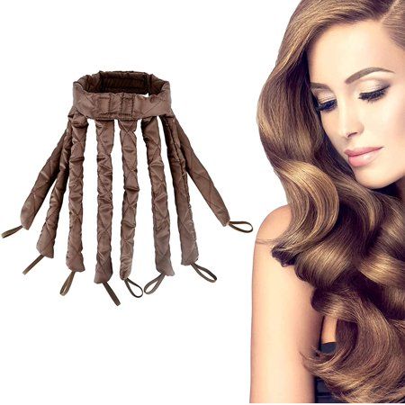 Curlers For Long Hair, Hair Curling Tools, Heatless Curler, Curling Rod Headband, Heatless Curling Rod, Curls Without Heat, No Heat Hair Curlers, Long Hair Designs, Heatless Curlers