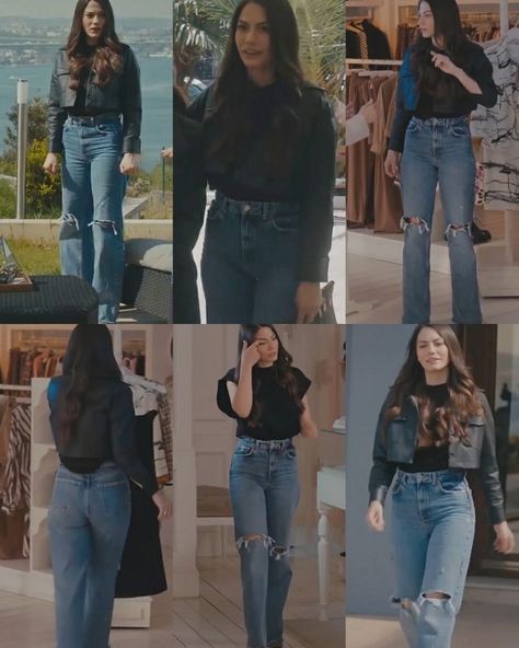 Demet Ozdemir Style, Demet Özdemir Outfits, Turkish Outfit, Sanem Outfits, Dynasty Outfits, Female Clothes Outfits, Neat Casual Outfits, Mommy Outfits, Tv Show Outfits