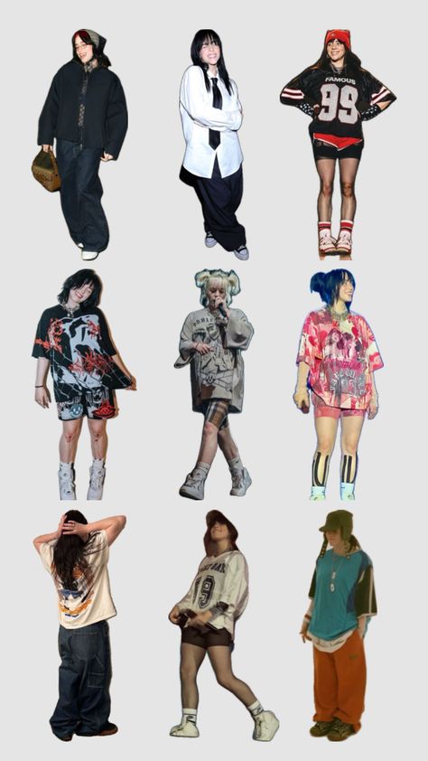 Billie eilish concert outfits #billieeilish #billie #blohsh #blue #hmhas #shark #jersey #concertoutfit #concert #outfit #outfitideas Concert Outfits, Billie Eilish Fashion, Billie Eilish Concert, Billie Eilish Outfits, Hippie Style Clothing, Concert Looks, Jersey Outfit, Concert Fits, Fire Fits