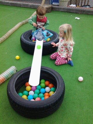 Tyre Ideas Eyfs, Outdoor Sensory Area Play Spaces, Baby Room Garden Ideas Eyfs, Tyres Eyfs Outdoor Areas, Sensory Outdoor Area, Loose Parts Play For Babies, Childcare Outdoor Activities, Toddler Garden Activities, Outdoor Nursery Ideas