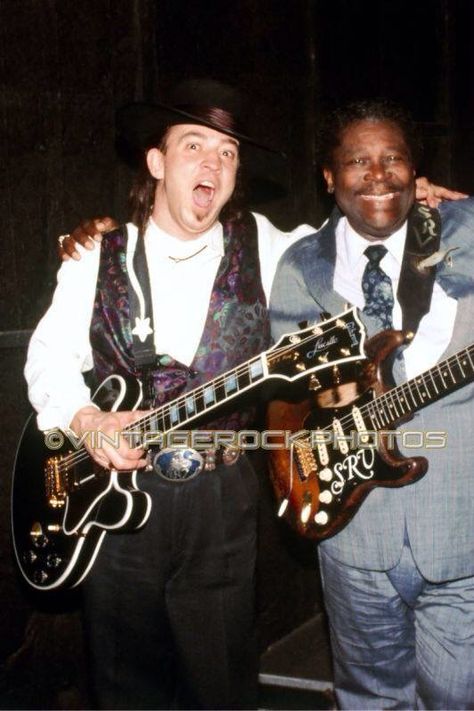 Stevie Ray Vaughan & BB King hitting sweet notes on the wrong guitars! Fictional Characters, Stevie Ray Vaughan, Albert King, Bb King, Ray Vaughan, Stevie Ray, Love Life, Musician