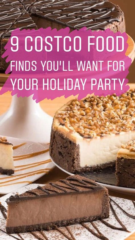 Costco Frozen Desserts, Costco Christmas Party Food, Costco Thanksgiving Food, Best Costco Appetizers, Party Food Costco, Costco Dessert Table Party Ideas, Costco Wedding Food, Christmas Open House Food Ideas, Costco Appetizers For Party